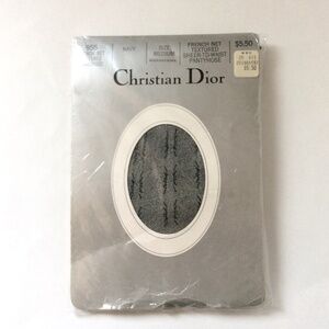 New Old Stock Christian Dior French Net Pantyhose